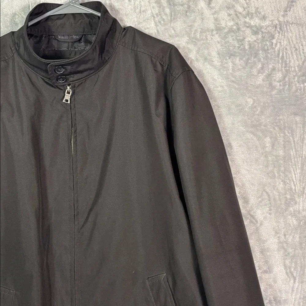 Banana Republic Black Full Zip Snap Neck Closure Jacket Size XL